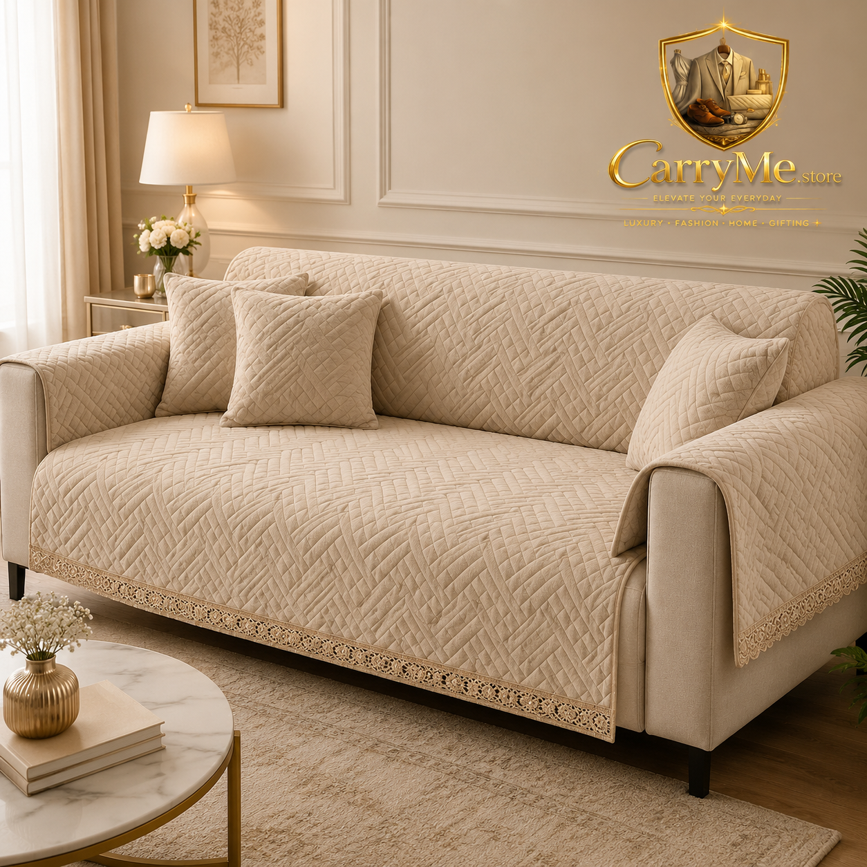 Luxury Sofa Cover Set